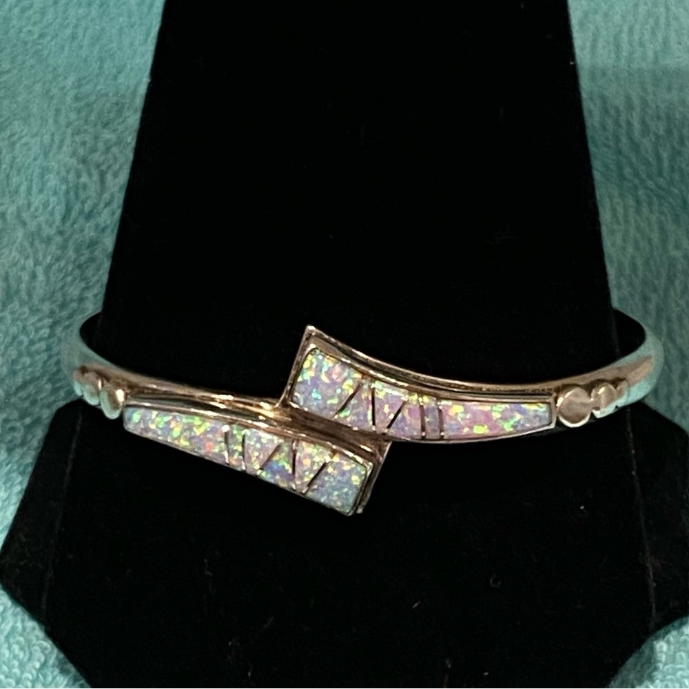 Sterling Silver & Opal Bracelet
